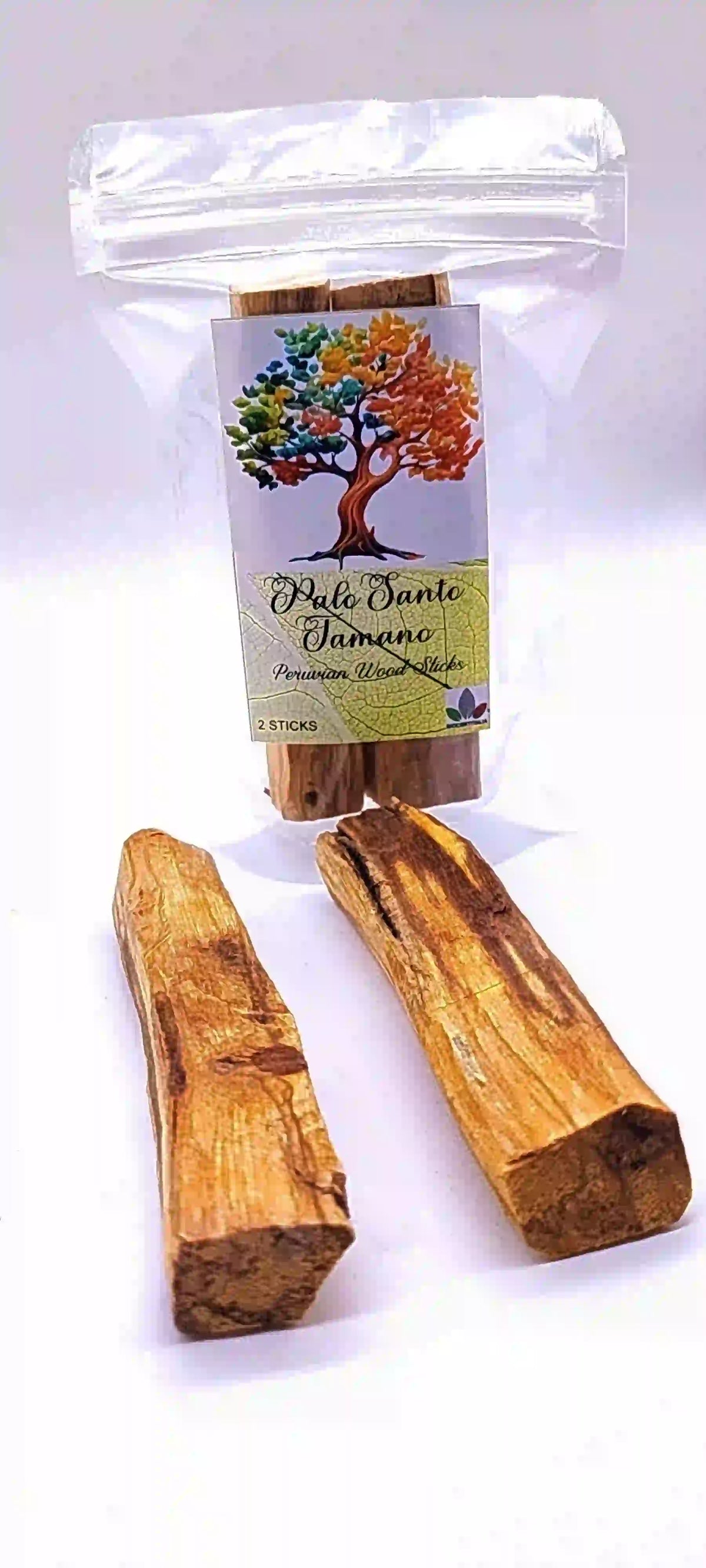 Palo Santo Peru large cut wood sticks 2stick pack